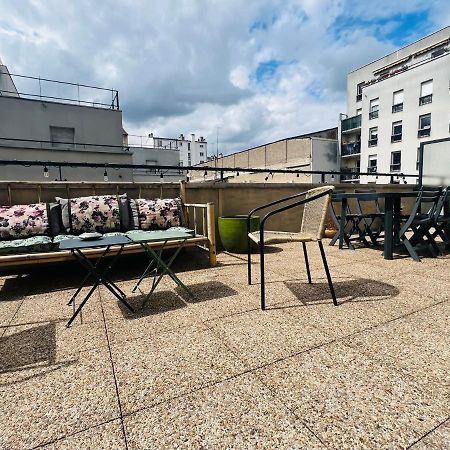 Bel Appartement Avec Terrasse Pantin Exteriör bild