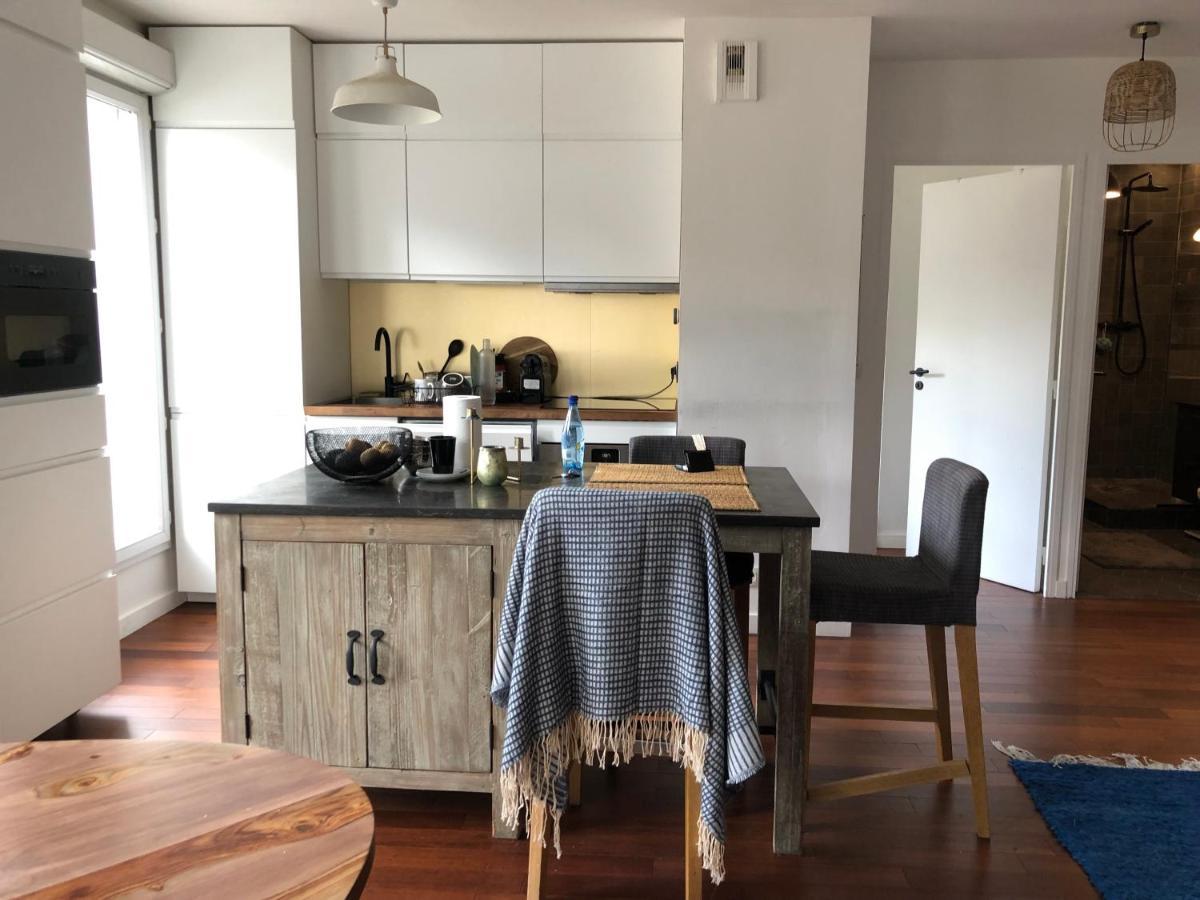 Bel Appartement Avec Terrasse Pantin Exteriör bild
