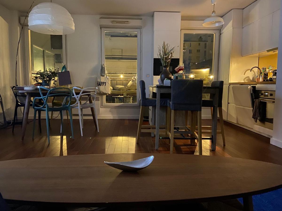 Bel Appartement Avec Terrasse Pantin Exteriör bild